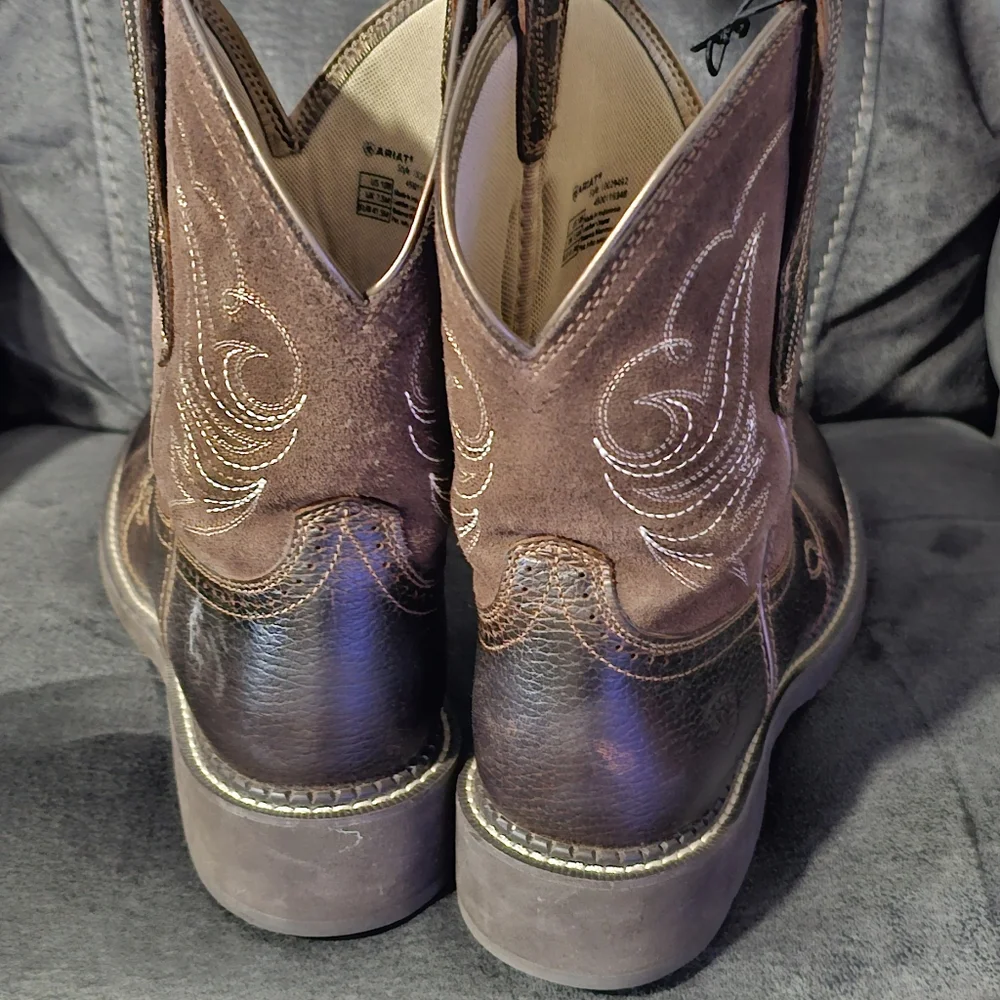 Ariat Womens Dark Brown Western Boots - Picture 3 of 6